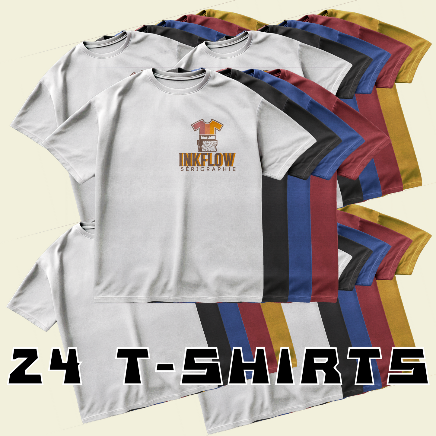 24 T-shirts